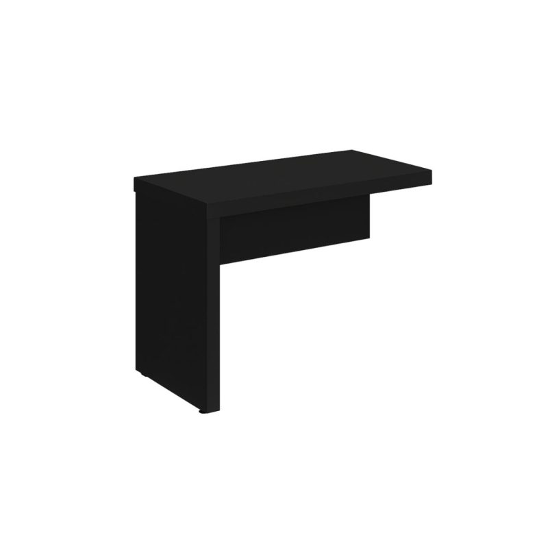 Mesa escritório Auxiliar 0,90×0,45 – PRETO/PRETO – 26009 GSA MÓVEIS 2