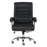 Poltrona LUXO IMPORTADA Concha Dupla Syncron – Couríssimo Preto – 30017 GSA MÓVEIS 11