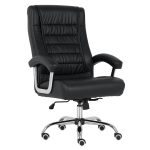 Poltrona LUXO IMPORTADA Concha Dupla Syncron – Couríssimo Preto – 30017 GSA MÓVEIS 14