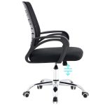 Cadeira para Escritório Tela OZY com Braço – Cor Preta – 30055 GSA MÓVEIS 10
