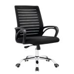 Cadeira para Escritório Tela OZY com Braço – Cor Preta – 30055 GSA MÓVEIS 9
