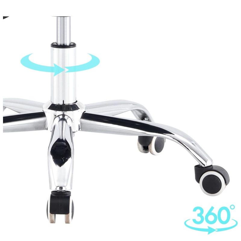 Cadeira para Escritório Tela OZY com Braço – Cor Preta – 30055 GSA MÓVEIS 7